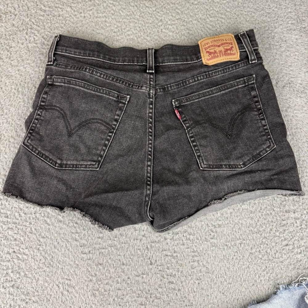 Levis 501 Women's Cut Off Denim Shorts‎ Size 30 Lot Of 3 Bundle - Picture 10 of 11